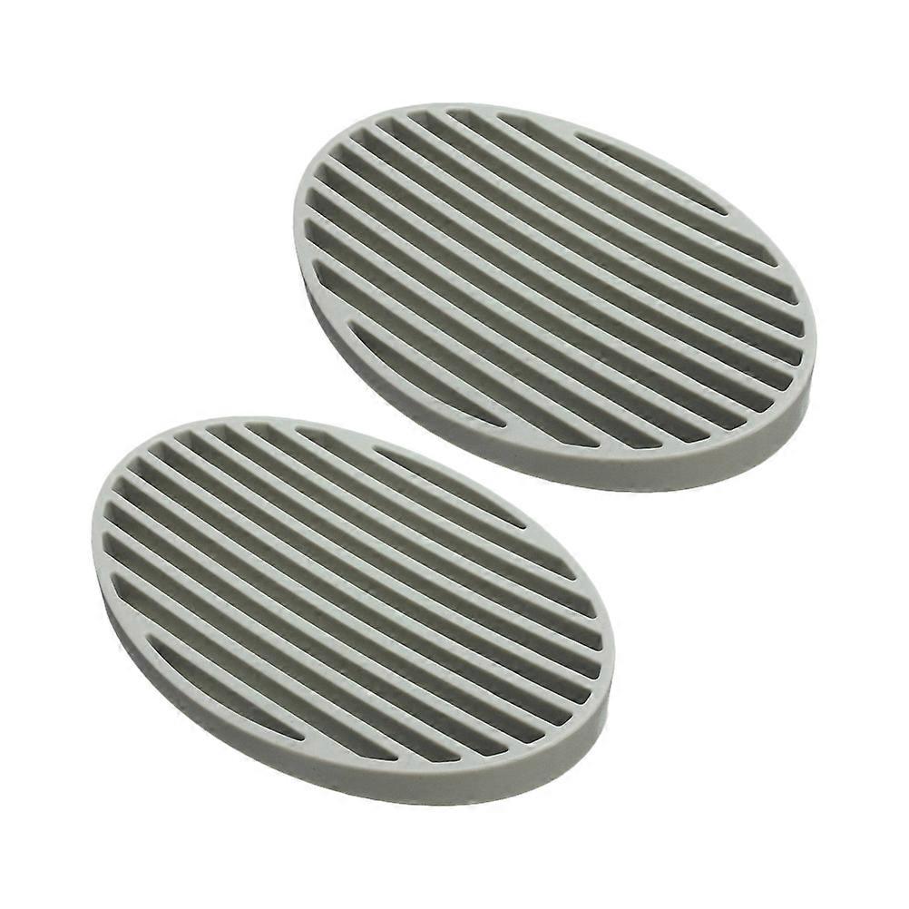 Storage Soap Basket Grey Silicone Soap Box Asphalt Pad 6Pcs
