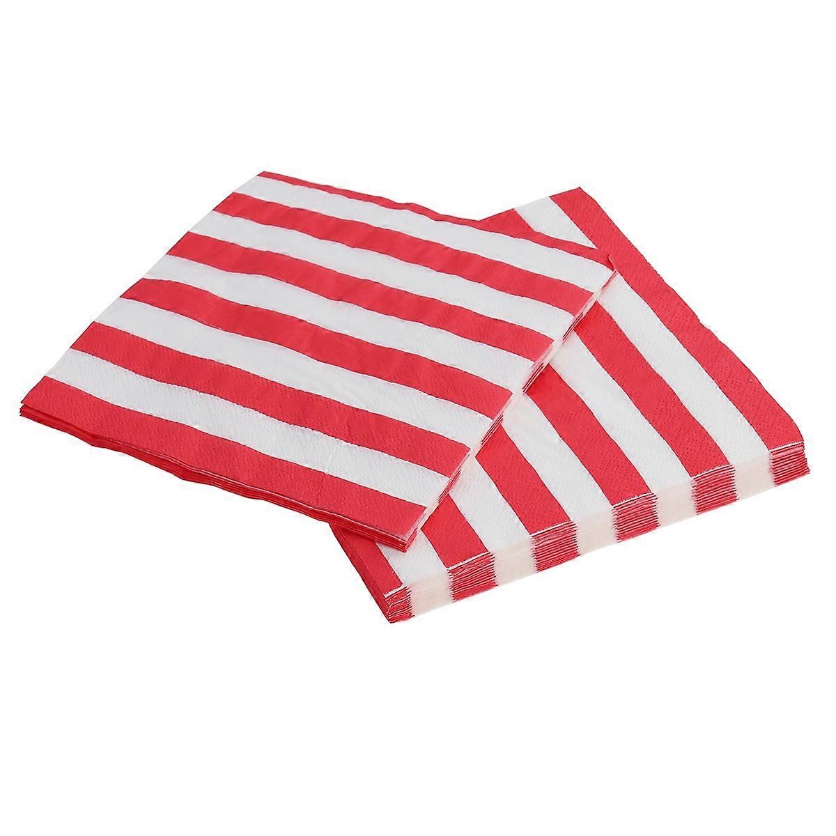 Disposable Party Napkins Paper Napkins for Party 60Pcs Red Colored