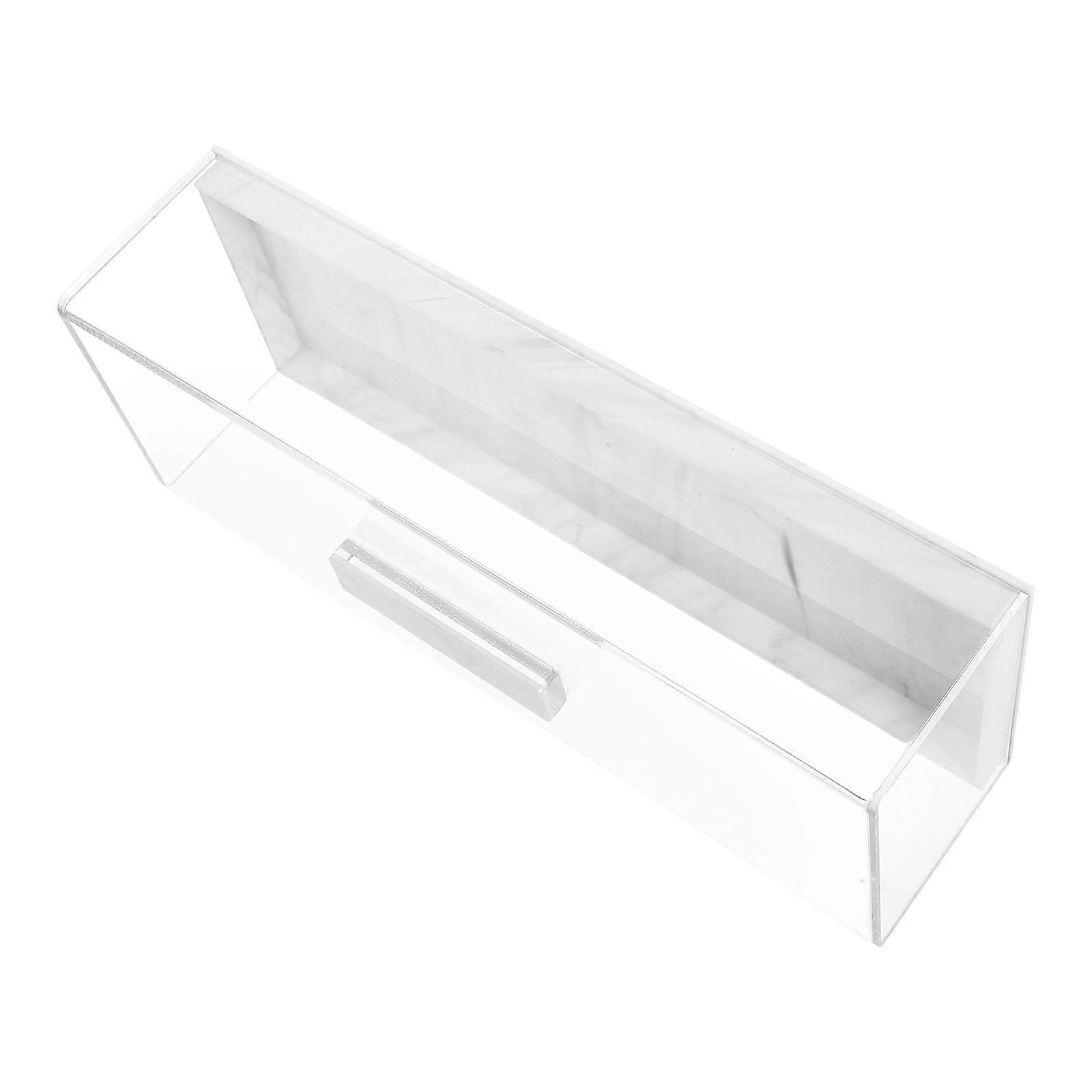 Transparent Multifunctional Cake Holder With Lid For Everyday Use 35.50X12.70X9.00CM Modern Rectangular Design Freshness Preservation 1Pack