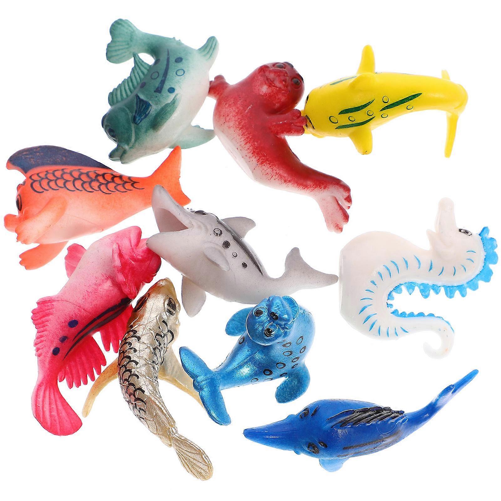 Models Mini Ocean Animals Figures for Outdoor 30Pcs