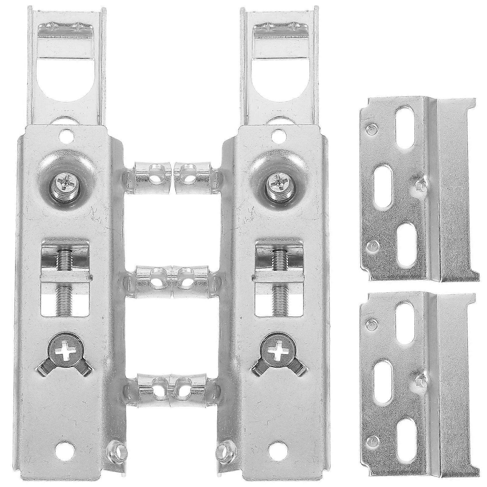 Silver Cabinet Door Hinges Concealed Hinges for Kitchen Use 5Sets