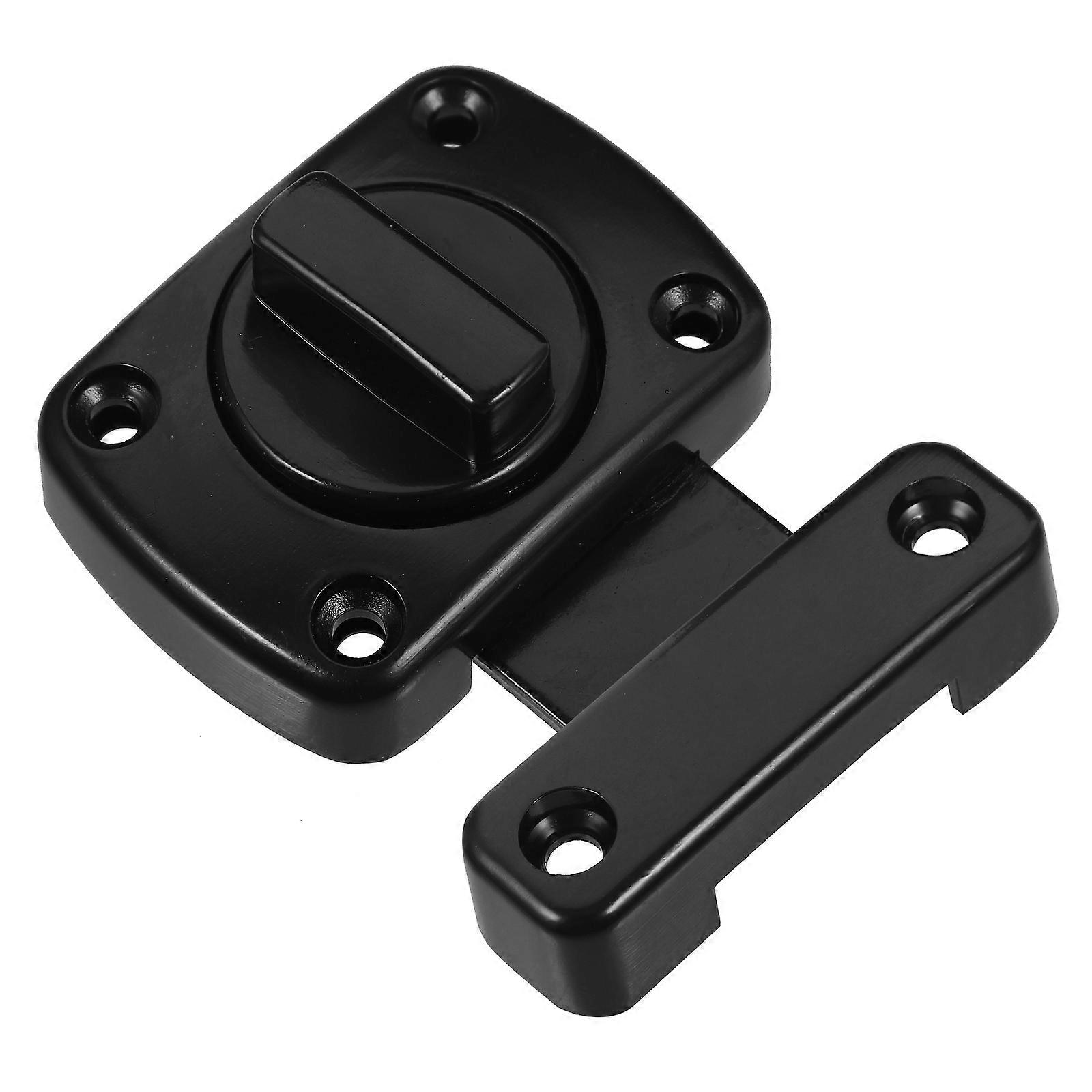 Black Door Lock Latch for Inside Door Security 2Pcs Bathroom Use