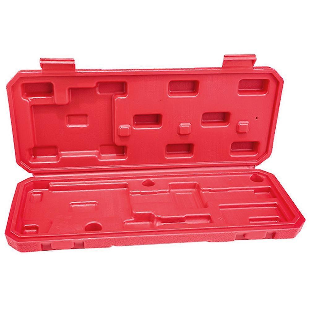 Plastic Caliper Organizing Box 5Pcs Travel Design Tool Storage Red Rectangular For DIY Enthusiasts Portable Carry