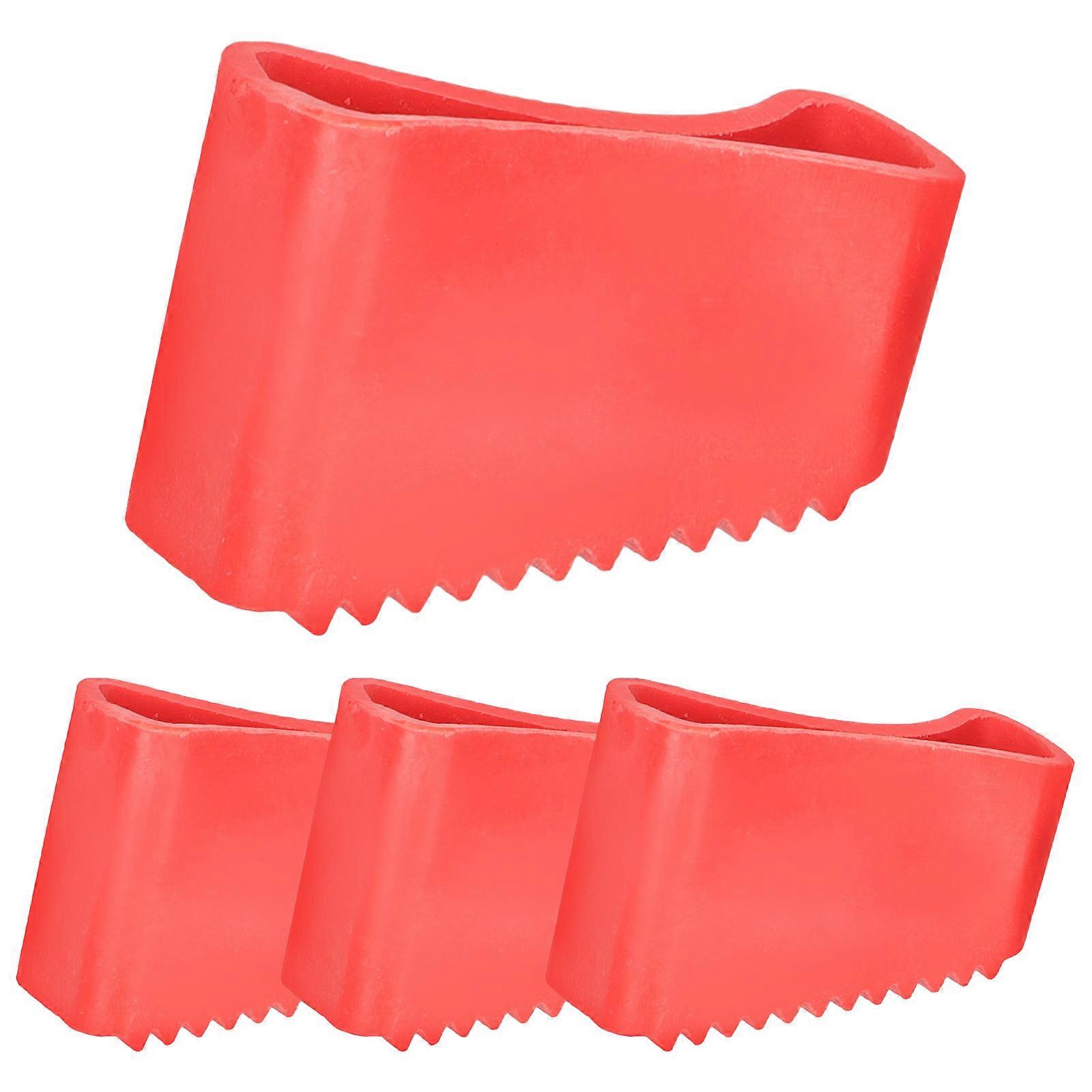 20 Pcs Rubber Ladder Feet Mat Anti-Skid Cushion For Engineering Use Noise Reduction Thickened Design 5X3.5CM