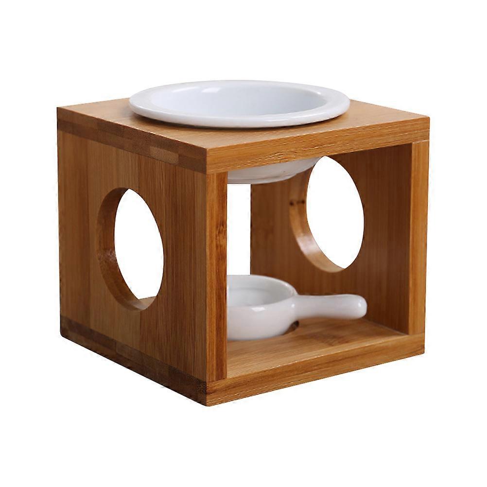 Delicate Aromatherapy Furnace for Indoor Use 2Sets Light Brown Burner
