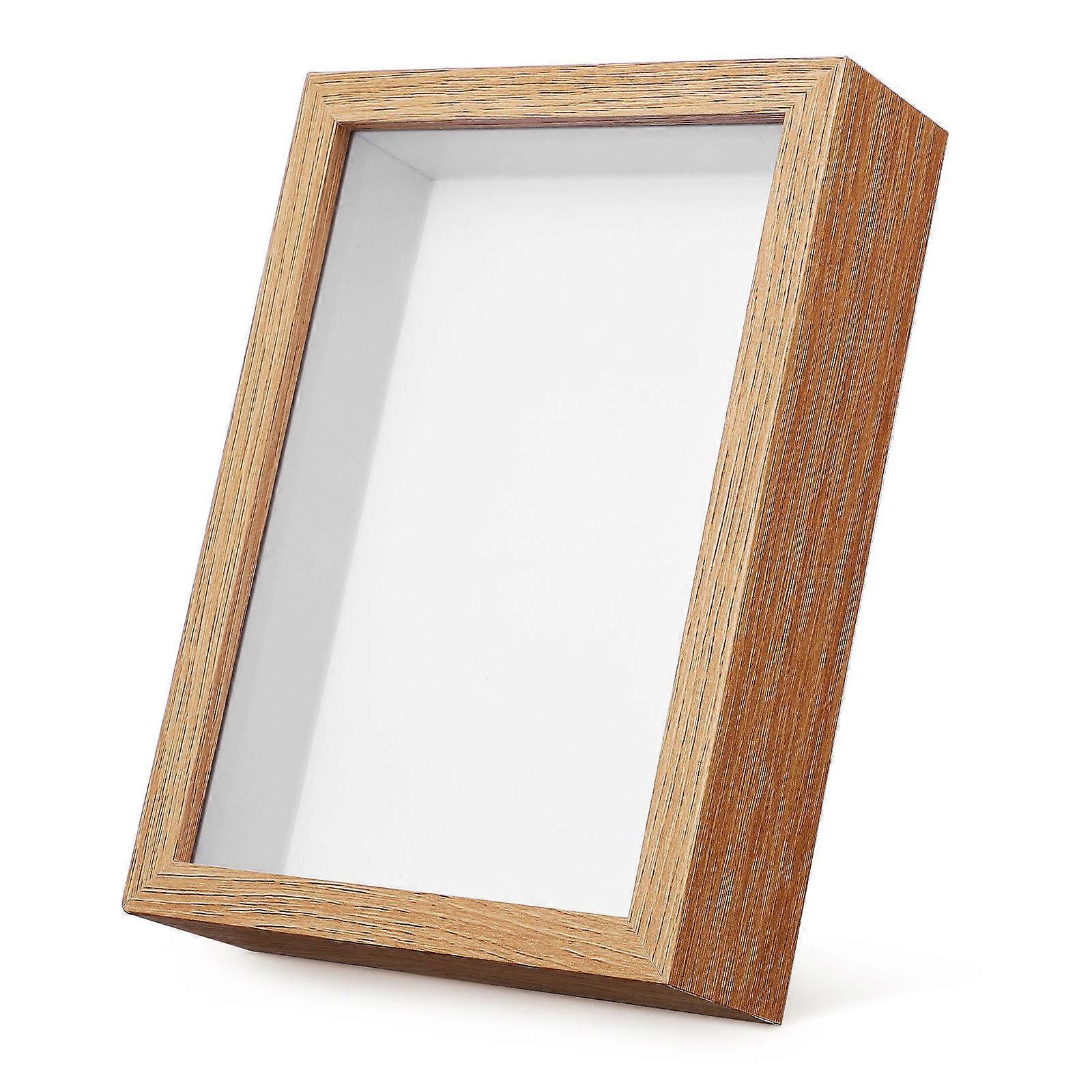 Flower Frame Display Case Mounting Box Gift Giving 6Pcs Rectangular Khaki 19.50X14.50X4.50CM Lasting Use