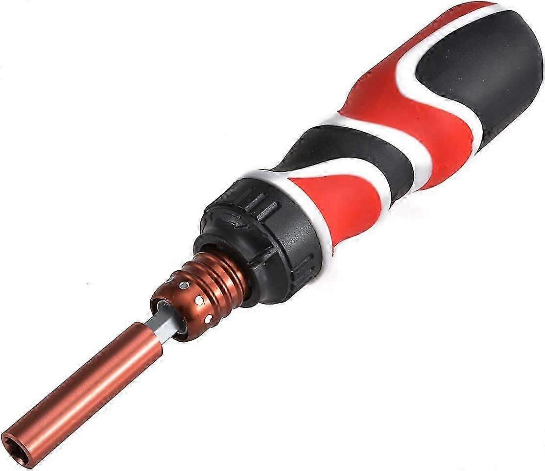 Ratcheting Screwdriver with Magnetic Extension Adjustable Handle