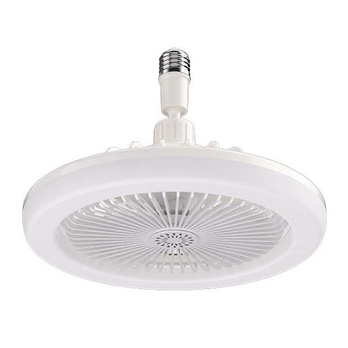 Ceiling Fans with Remote Control and Light Lamp Fan E27 Converter Base Smart Silent Ceiling Fans for