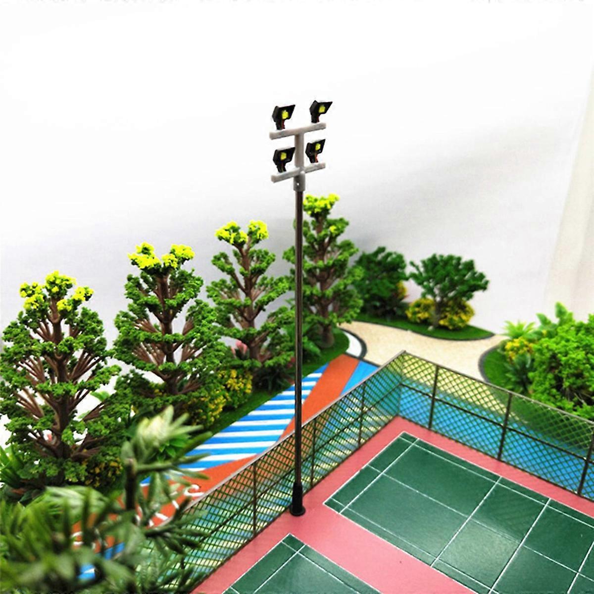 4 PCS HO Scale Model lighting tower,tower lights Model Lights