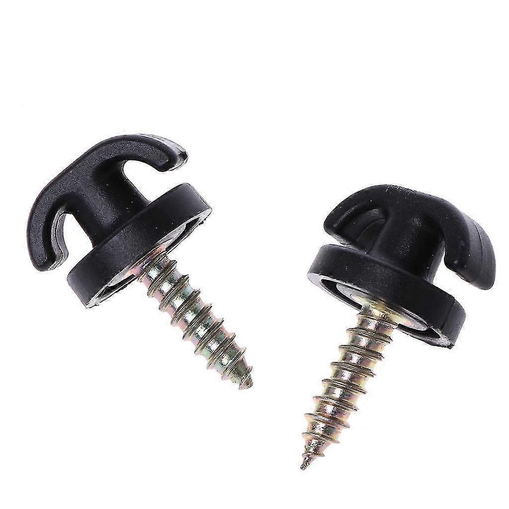 2 Pcs Universal Car Rear Trunk Envelope Cargo Net Tie Down Hook Ring Loop Hanging