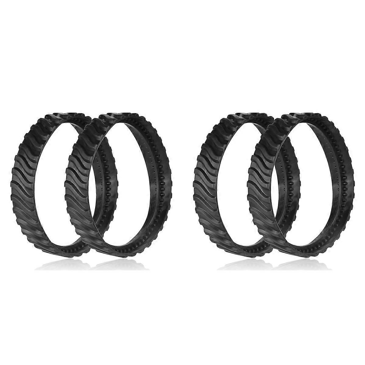 4Pack Track Replacement for MX6 MX8 Elite Suction Cup Pool Cleaner, R0526100 Heavy Duty Rubber Wheel