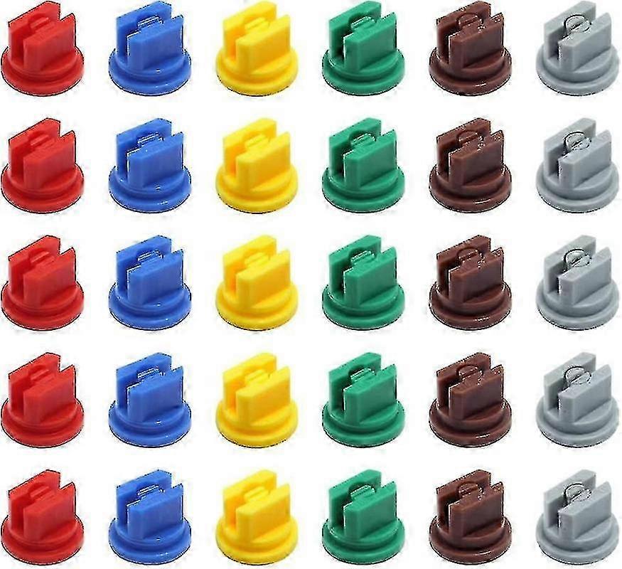 25-26 Spray Nozzle Tip Assorted Set, Spraying Spray Nozzles 110 Degree Flat Fan Shape High Pressure Fan-shaped Atomizing Nozzle For Knapsack Spraying
