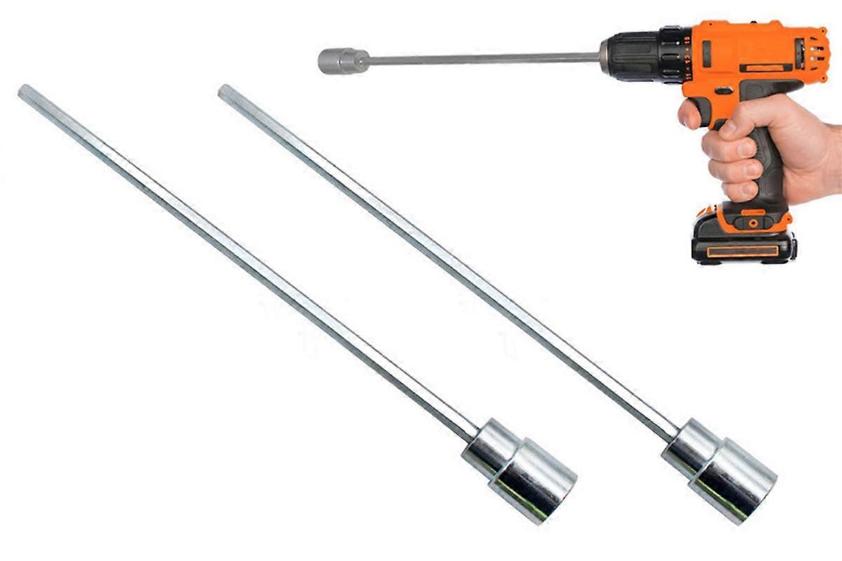 2Pcs 30cm Caravan Leg Winding Bit Adapter Socket Extension for Drill