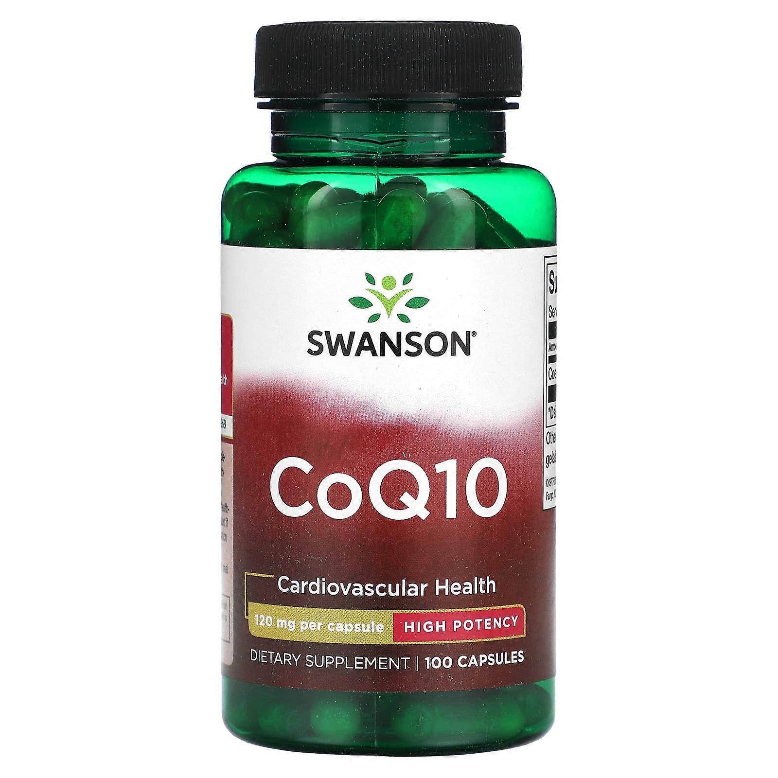 CoQ10, High Potency, 120 mg, 100 Capsules
