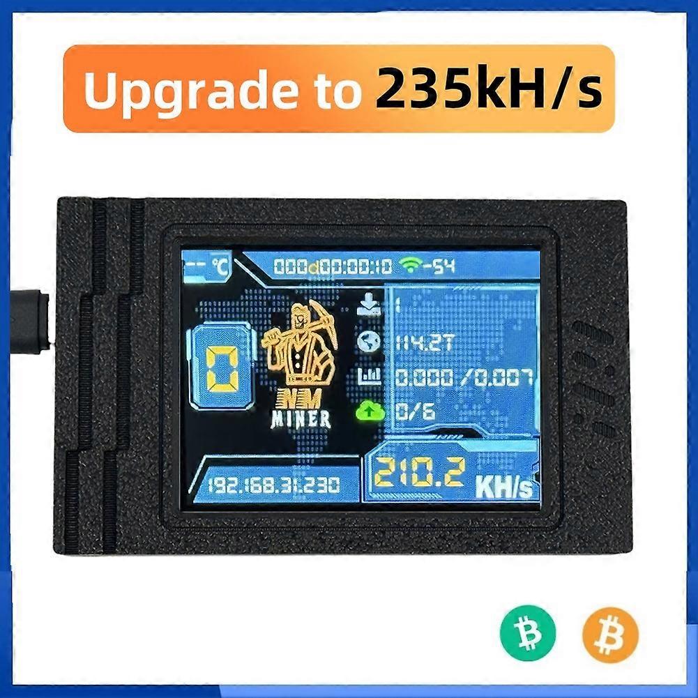 Minero de lotería individual de Bitcoin y criptomonedas NMMiner de 235 KH/S