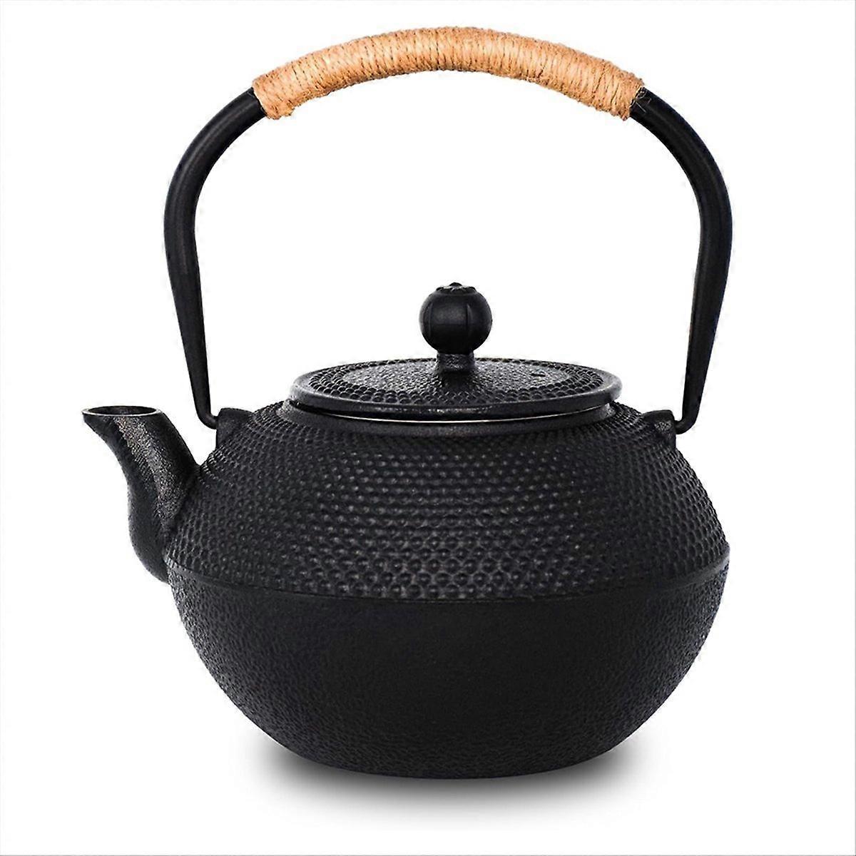 Cast Iron Tea Pot - Twine Handle Teapot Kettle