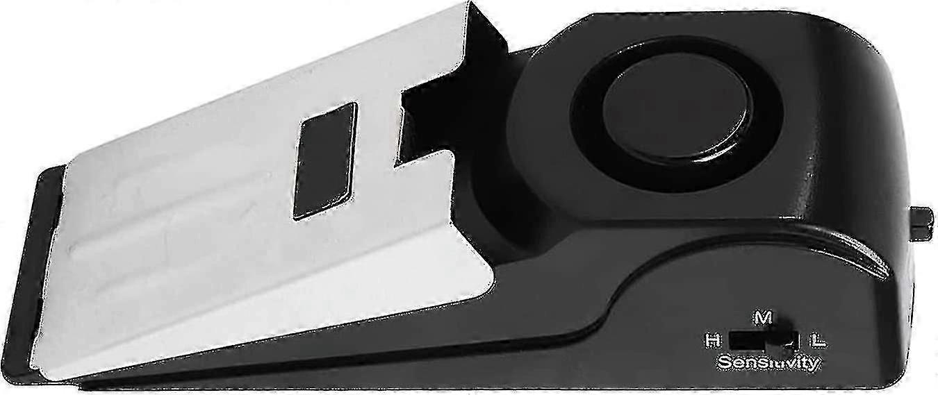 Door Stopper 120 Db, Door Stopper Alarm Wedge Shaped Portable Alarm System Wireless Security Alarm System Small Size Alarm Sensor For Home/apartment/o