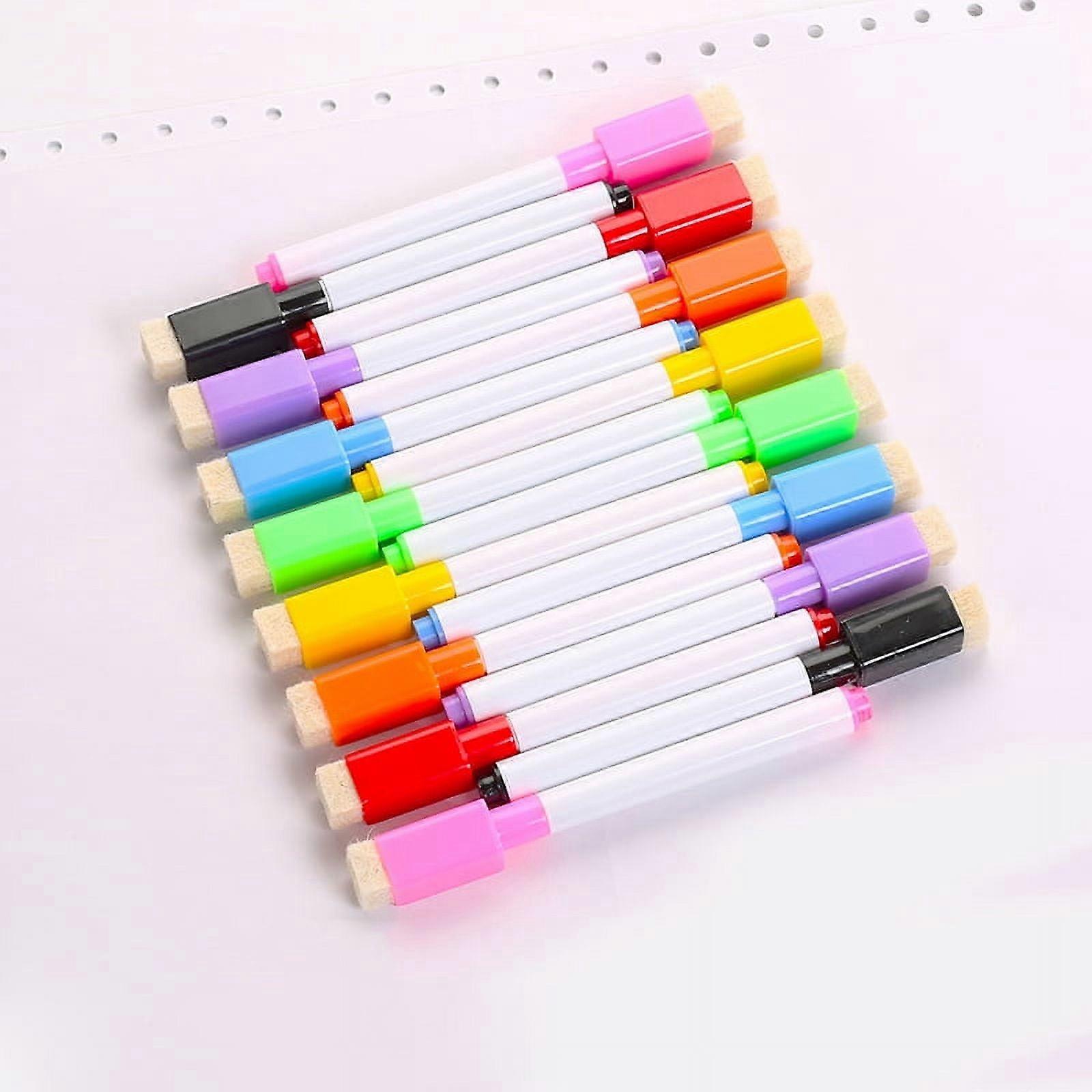 KITPIPI Dry Erase Marker Pack, Assorted Colors, 8 Count