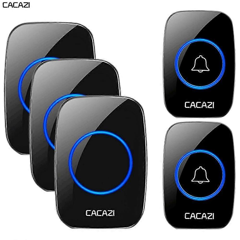 One For Three Without Battery Household Self-powered Doorbell