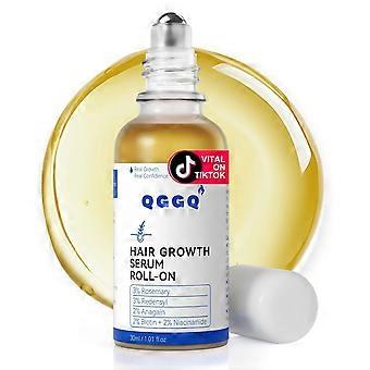 Roll-on serum för hårväxt 30 ml | Innehåller 3 % rosmarin, 3 % Redensyl, 2 % AnaGain