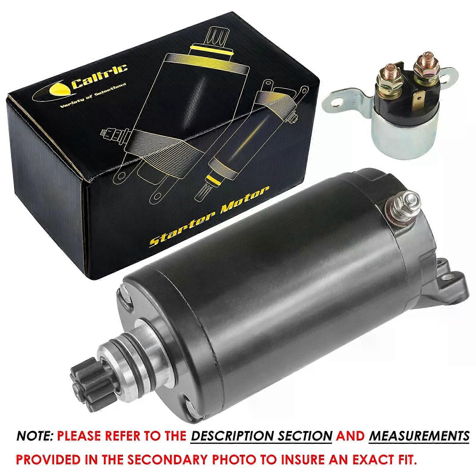 Starter And Relay Solenoid for Bombardier Can-Am Traxter 650 / Max 650 4X4 2005 NO.76728