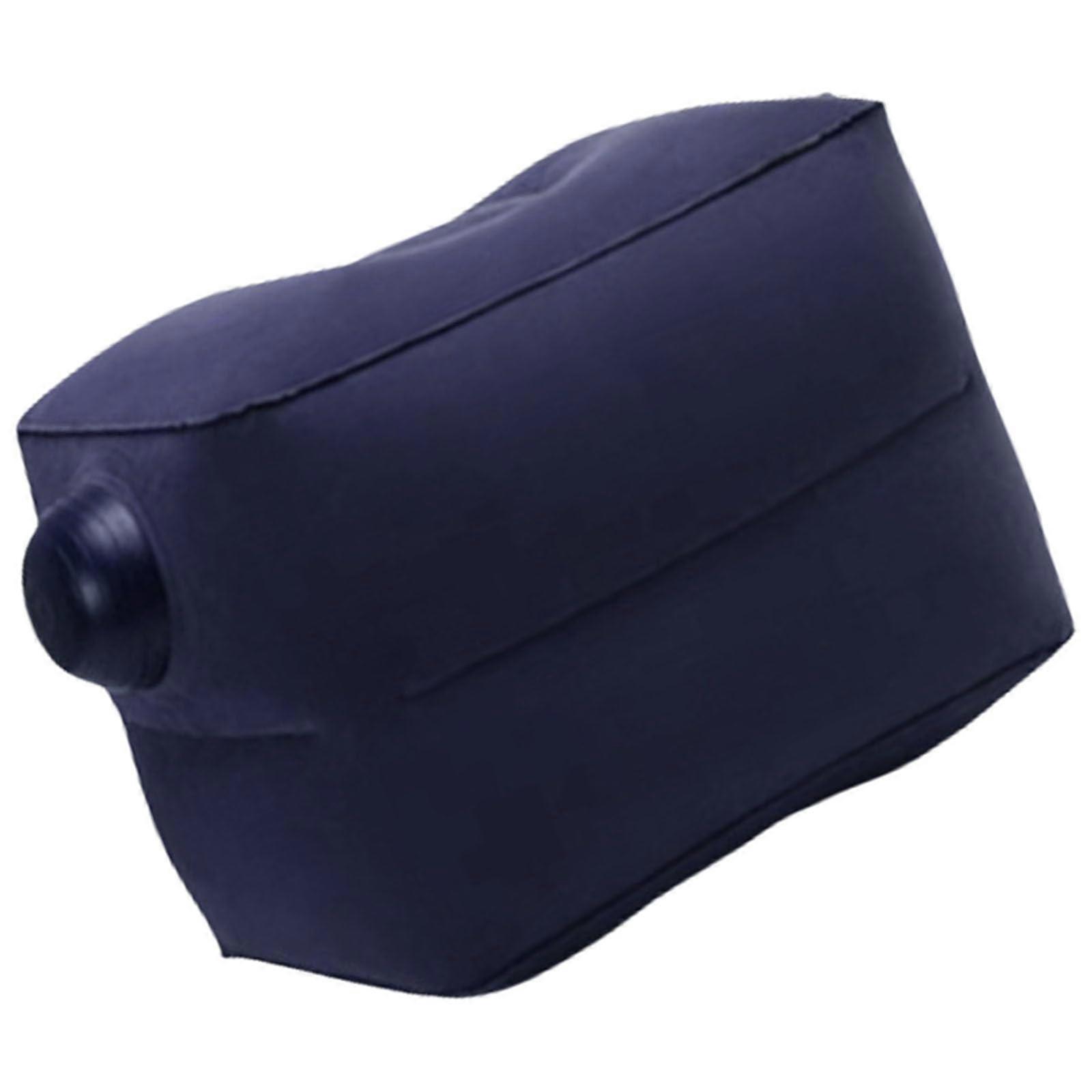 PushUp Inflatable Leg Rest Pillow Quick Inflate Travel Portable Foot Rest For Home Office