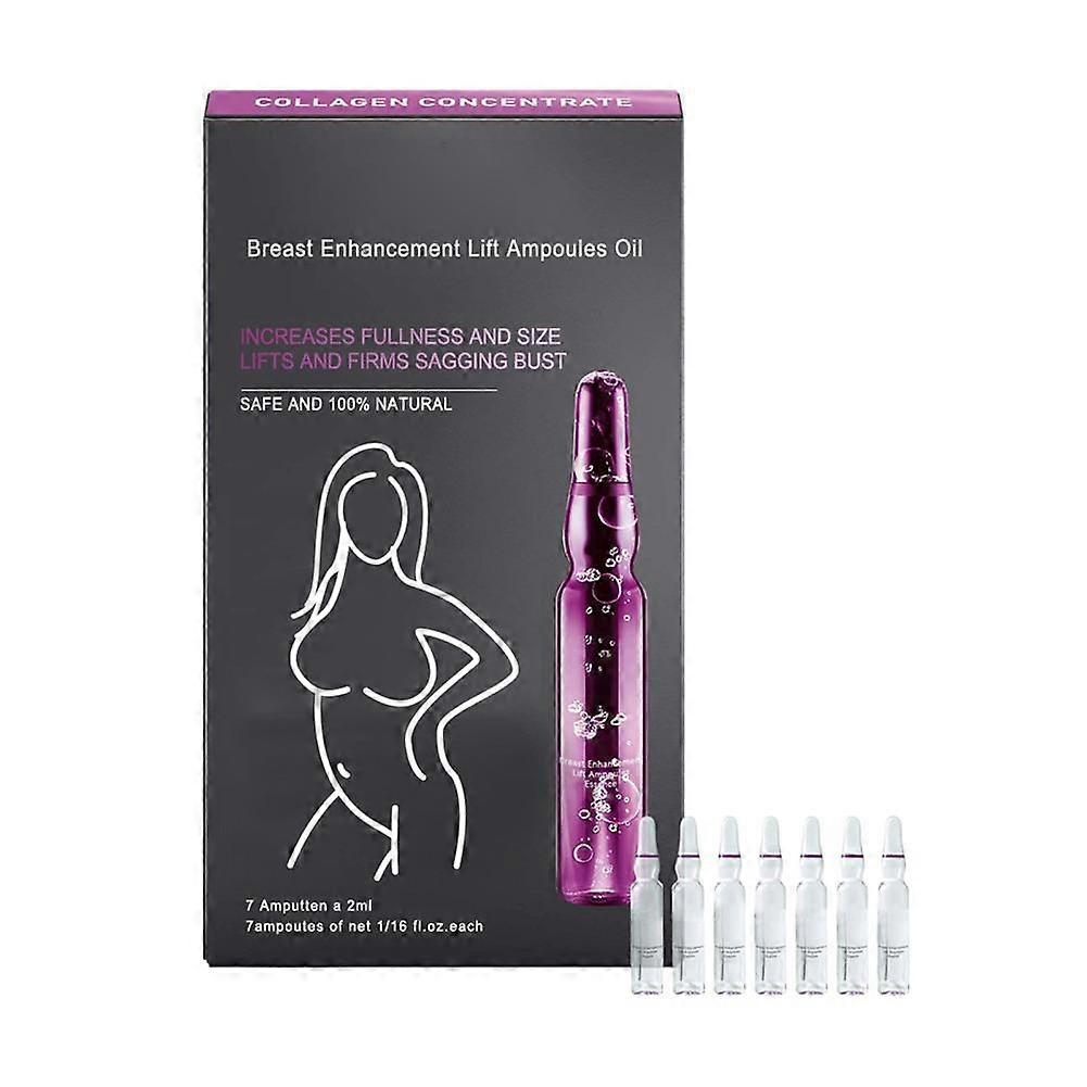 Breast Lifting Organic Essence Serum 2ml x 7 Natural Plant Extract Firming Moisturizing Non-Irritating All Skin Types Enhances Fullness Curves