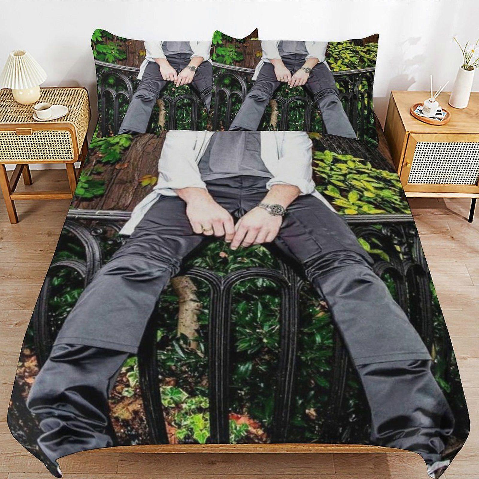 u549 Charlie Puth Premium Fabric Design Soft Feel Easy Zipper Closure Durable Duvet Cover Sets for Restful Nights n549