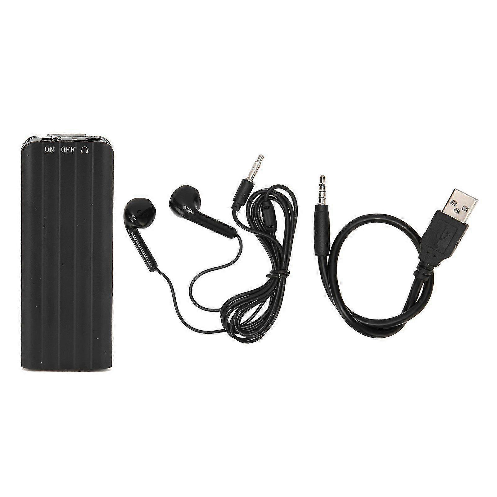 Digital Voice Recorder High Definition Noise Reduction Voice Activated Recorder Mini Portable Sound Recording Device 4G