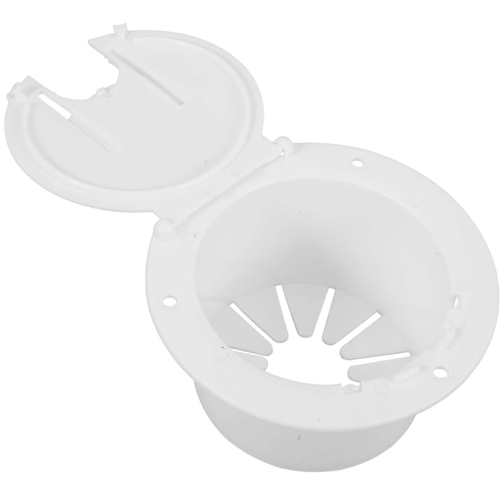 1 Set Durable Rv Cable Hatch For Electrical Connections Secure Cable Pass-Through Cover With Screws Cable Management Cover Rv Part And Accessory