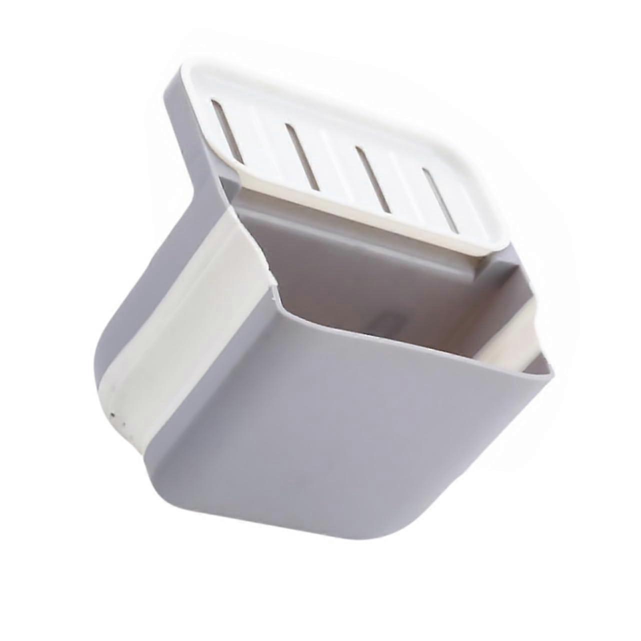 Multipurpose Hanging Sink Basket Gray Stretchable Drain Rack For Fruit And Vegetable Storage Kitchen Strainer