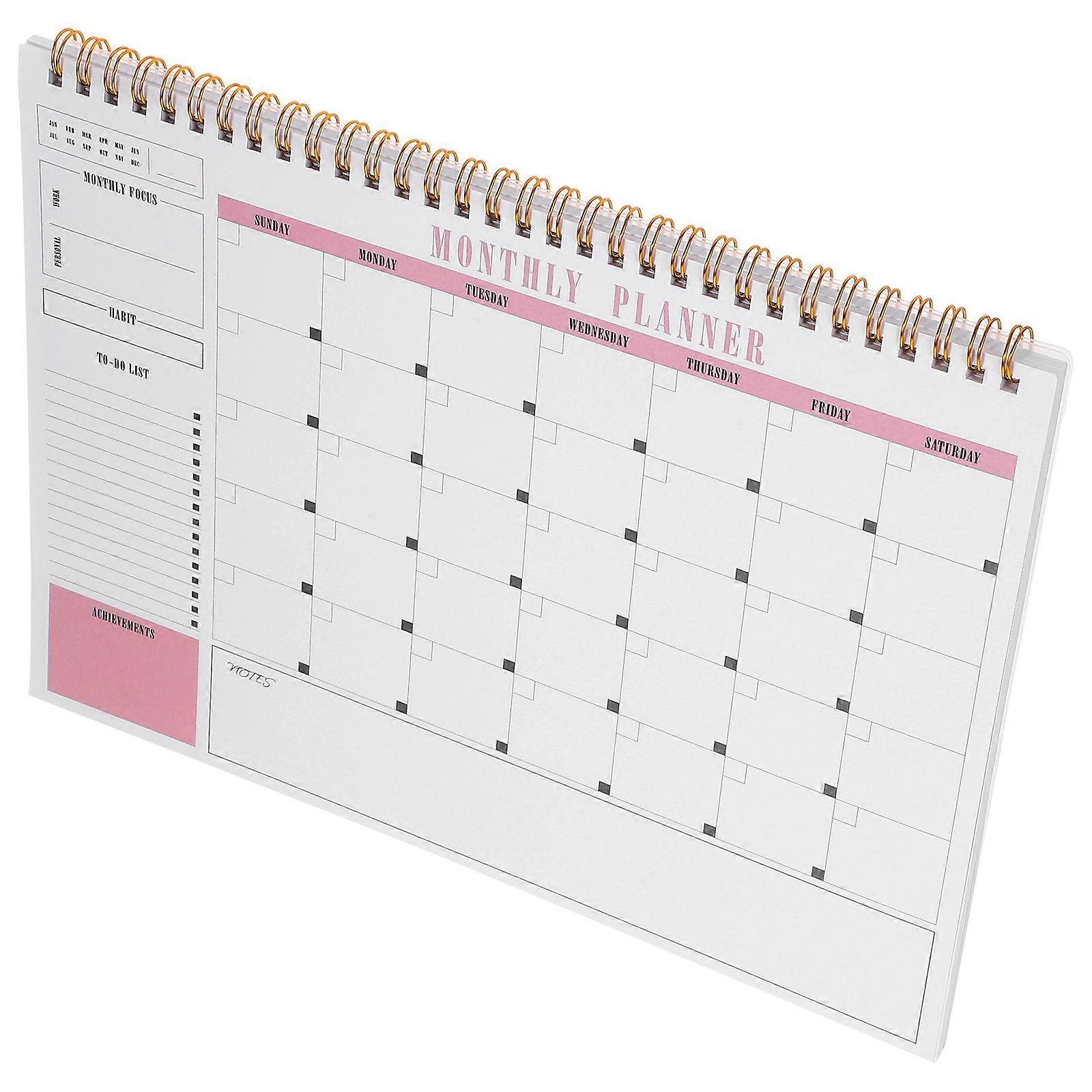 Eease Office Schedule Planner Notepad Delicate Memo Writing Notebook Daily Planner Notebook