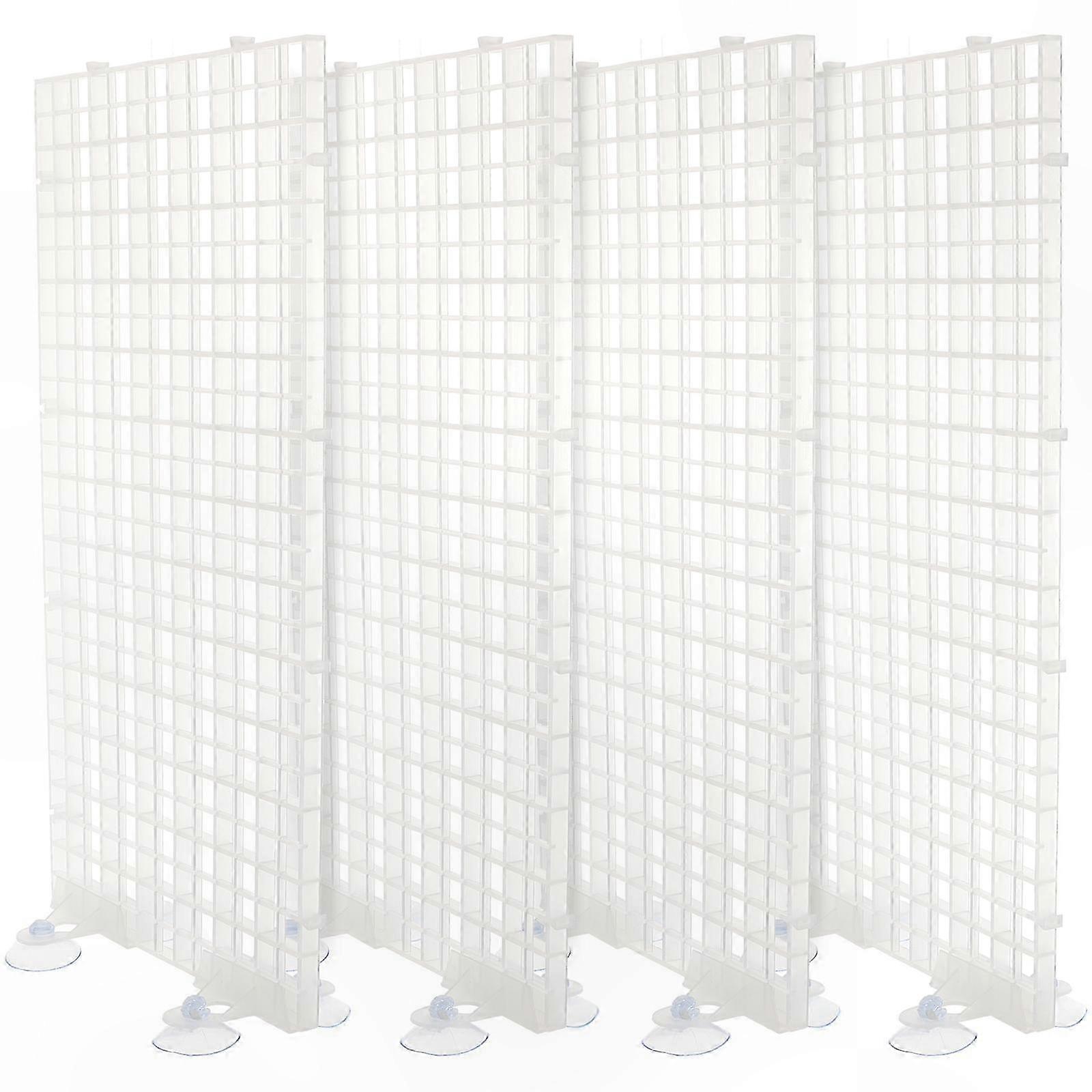 Fish Tank Divider with Suction Cups for Aquarium Breeding and Filter Support