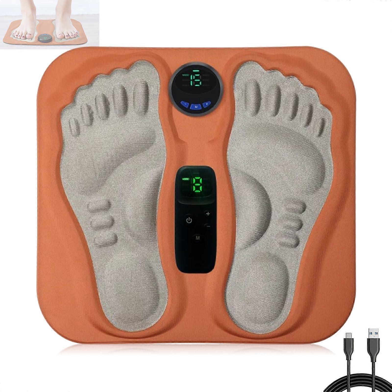 3D Foot Massager MicroCurrent Function, Remote Control Digital Display, 15 Intensity Levels, 6 Modes