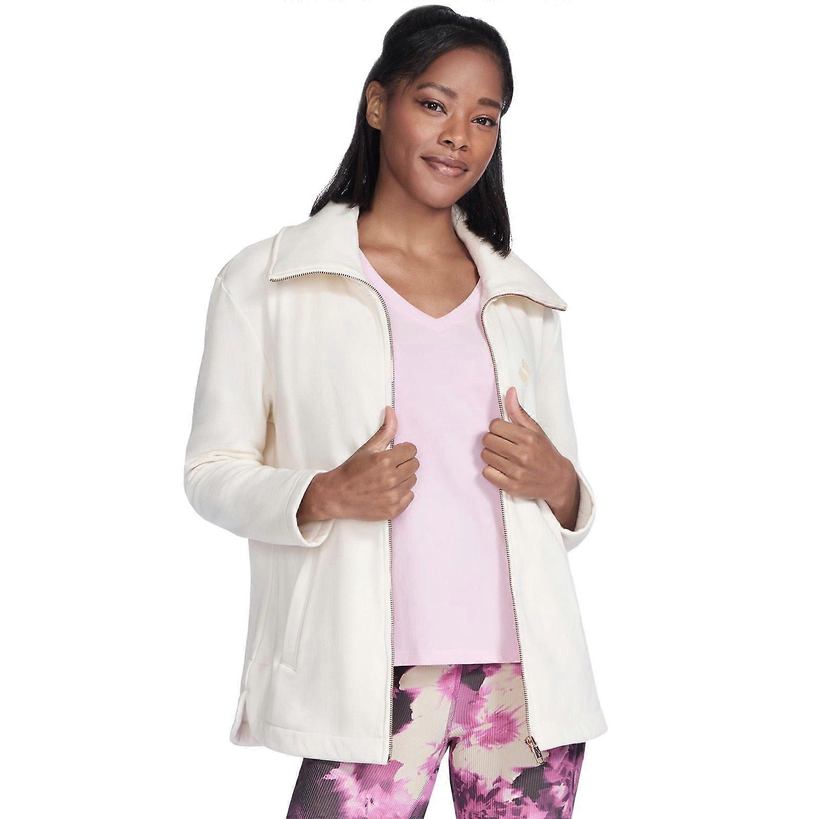 Skechers Performance GO SNUGGLE Tunic Jacket Women's Off White Jacket