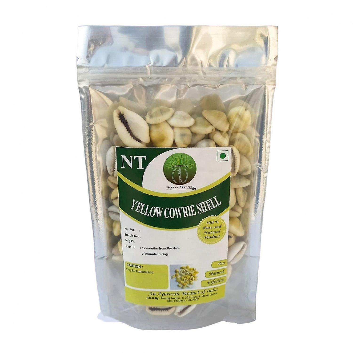 Желтые раковины Каури (21 шт), Yellow Cowrie Shell,  Neeraj