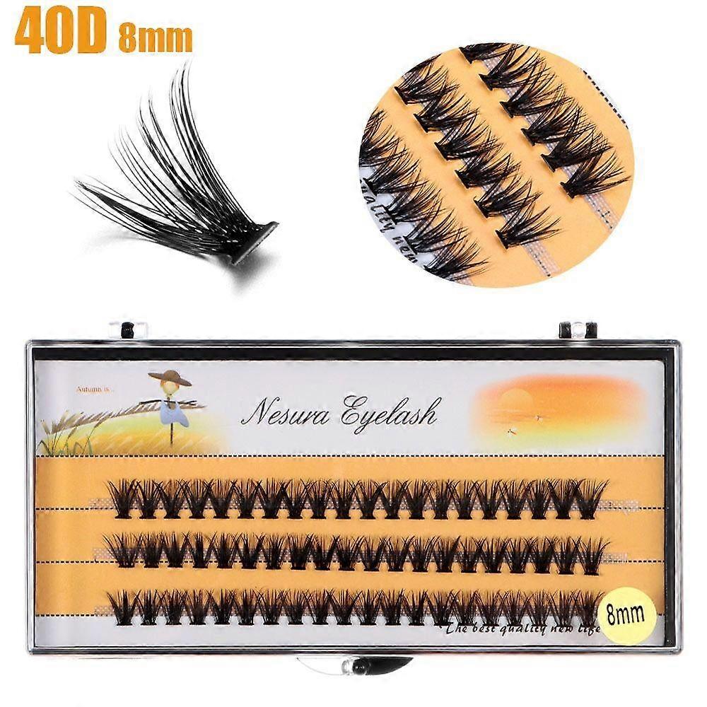 C Curl 8-16mm Lash Clusters Natural DIY Lash Extension  for Beginners Self Application At Home