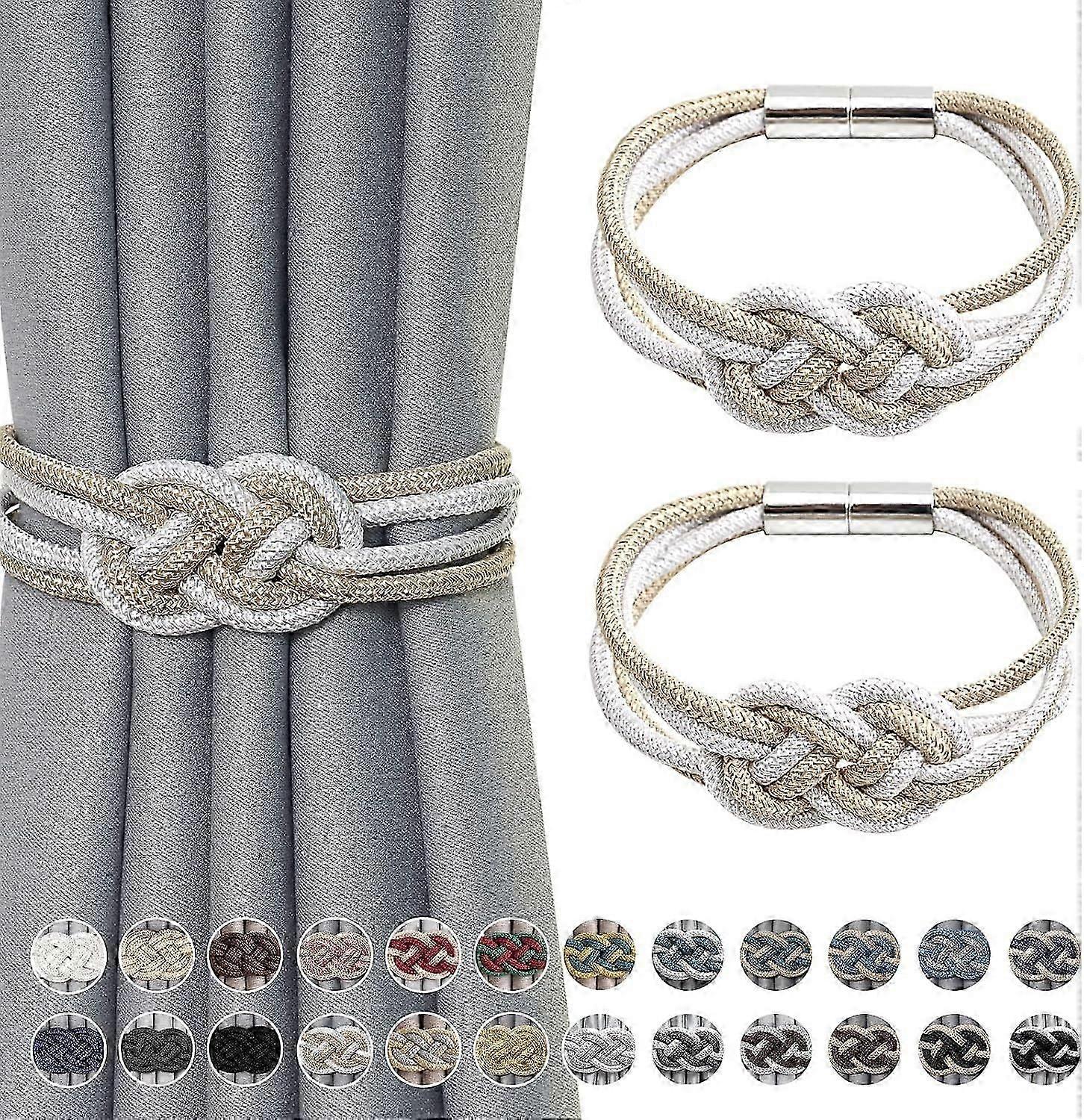 2pcs Strong Magnetic Curtain Holder Nordic Simple Style Drapery Holder