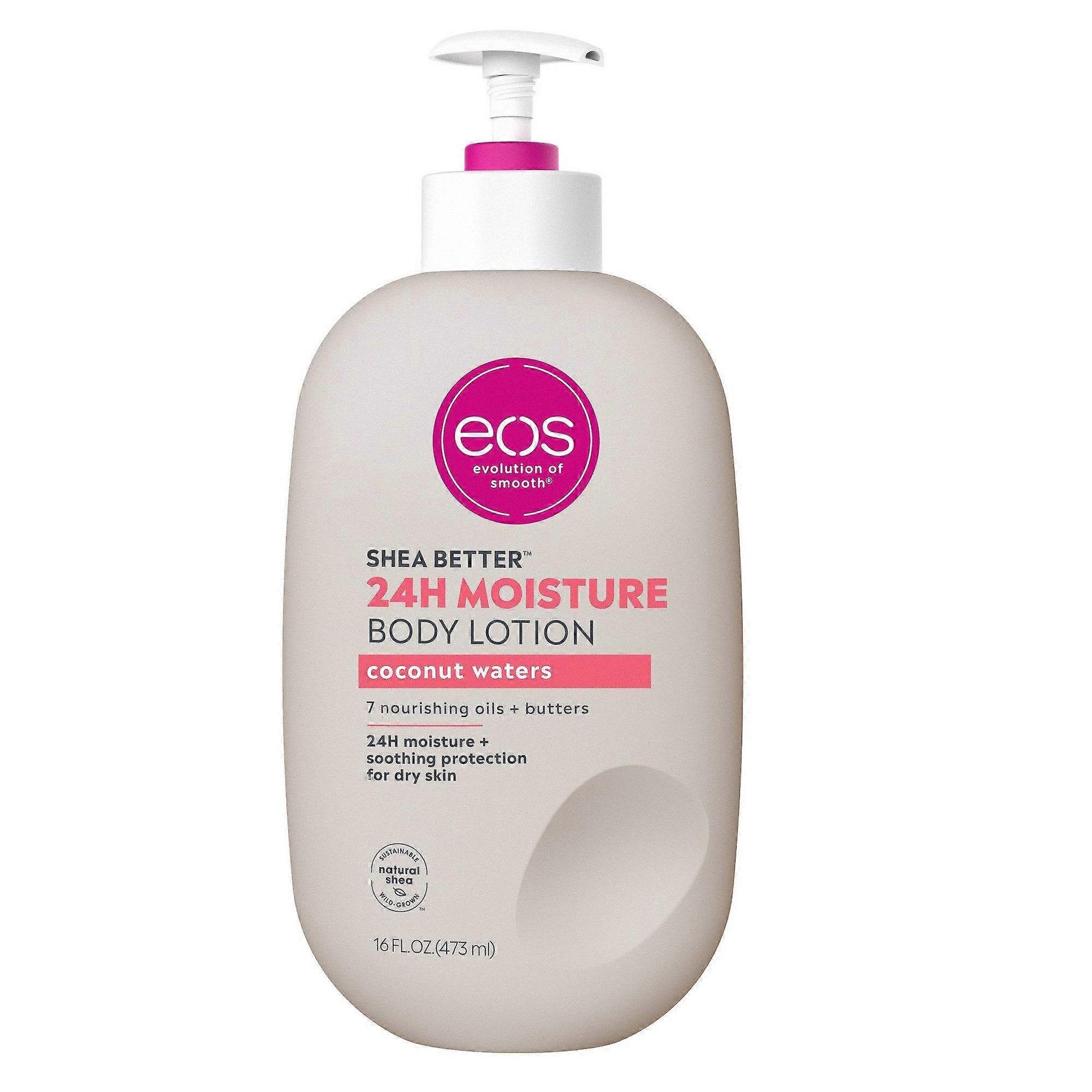 Eos Shea Butter Moisture Body Lotion, Coconut Waters, 16 Oz