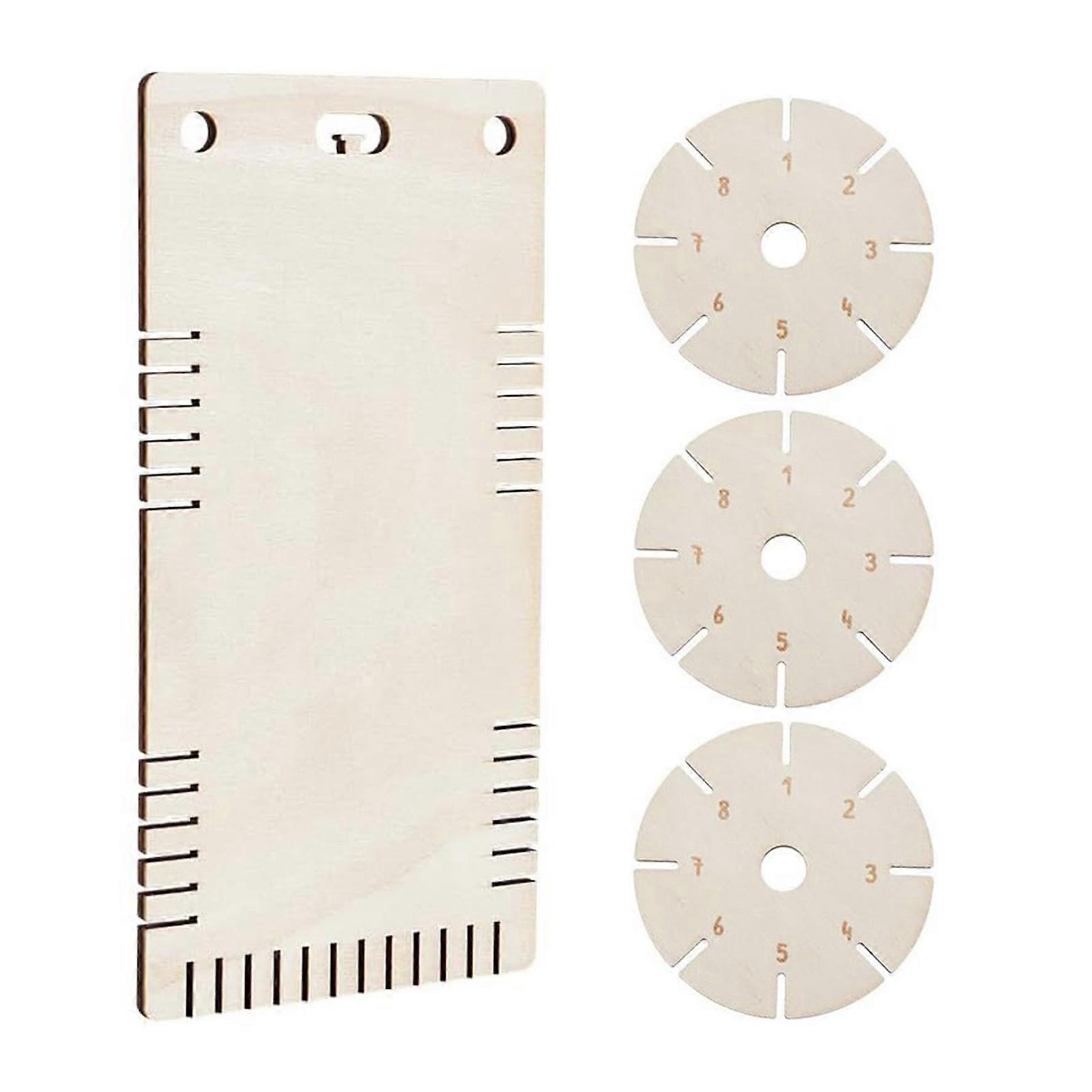 Sturdy Wood Bracelets Weaving Set for Jewelry Making and Craft Projects Multicolor