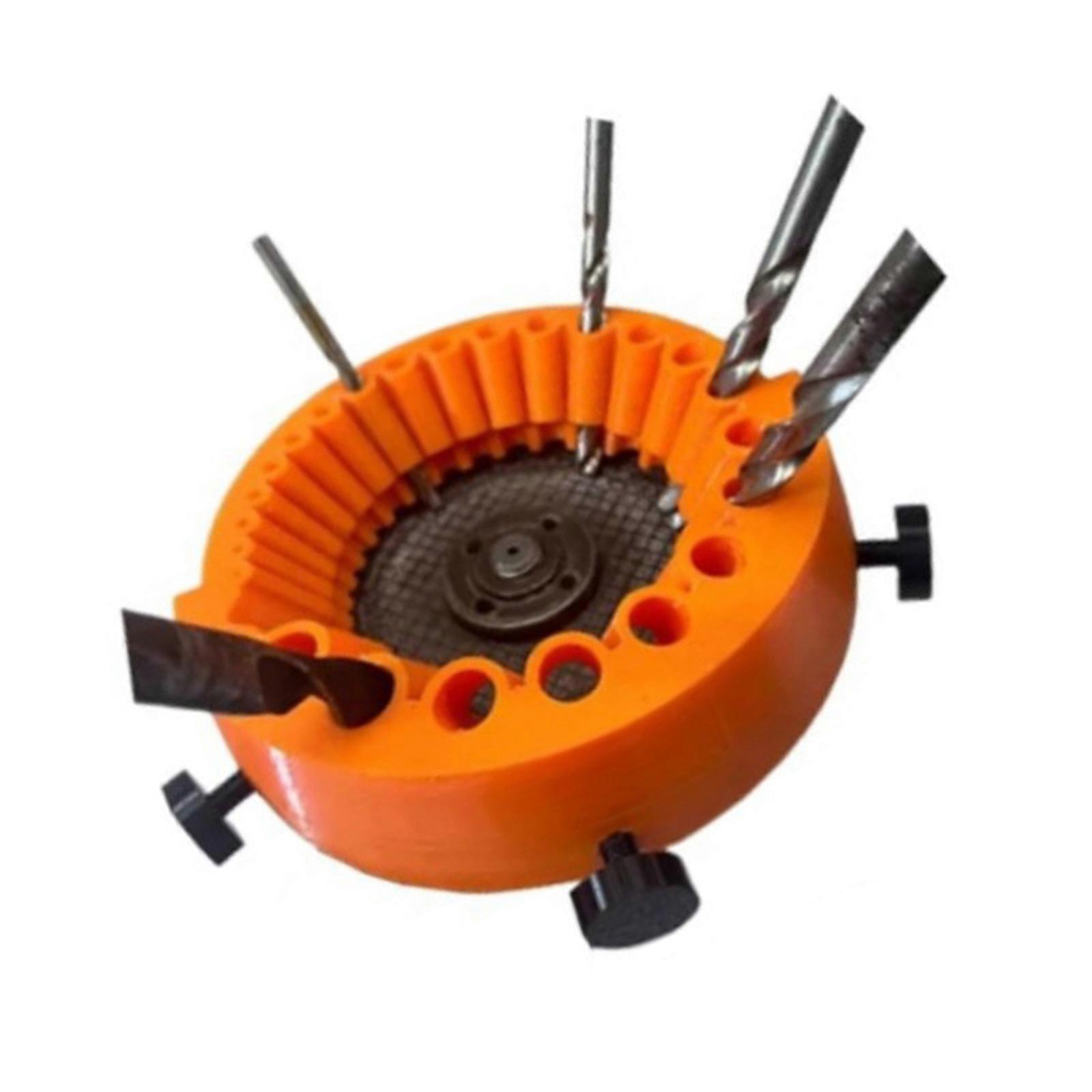 Easy to Use Drill Bit Sharpener Electric Attachment for Efficient Grinding & Sharpening High Speed Steel Carbide Cobalt Multicolor