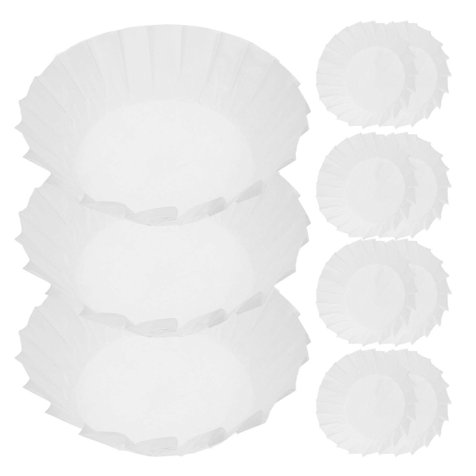 Basque Oil Paper Basque Cake Liners for Baking Use White 50 Pieces