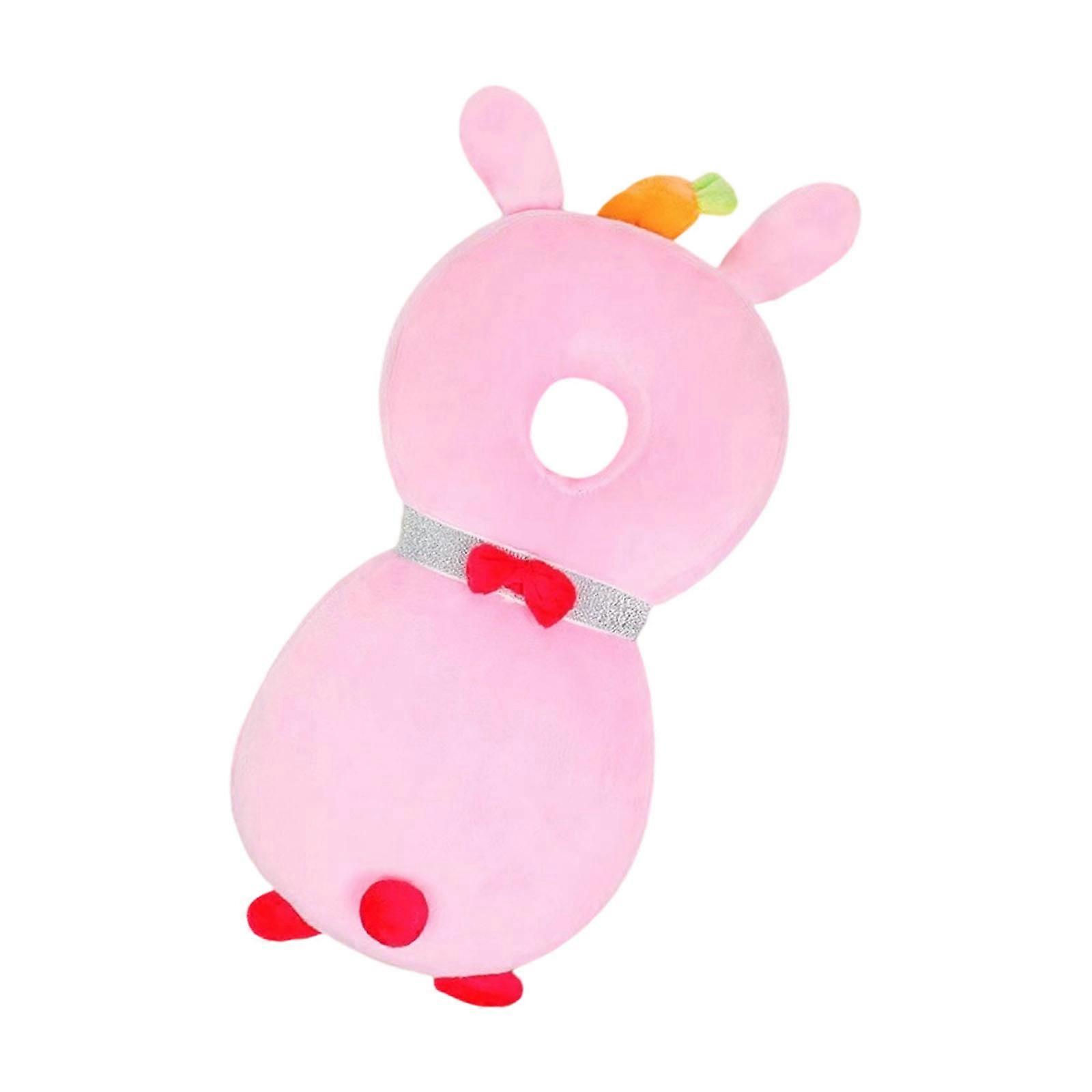 Toddler Walking Safety Gear Plushie Head Protector With Removable Shoulder Straps Anti Collision Back Support Pillow Multicolor