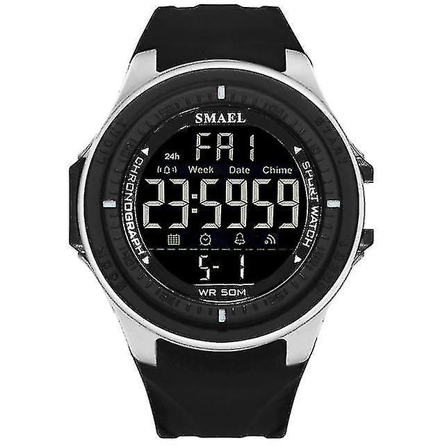 Electronic Digital Led Military Watch Men(black)