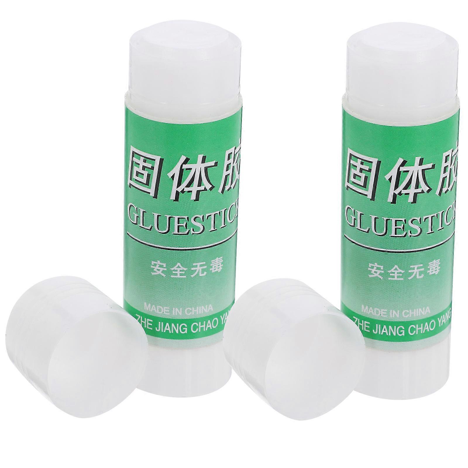 Versatile Use Glue Sticks Dries White For Office Workers And Diy Projects White Cylindrical 2Pcs