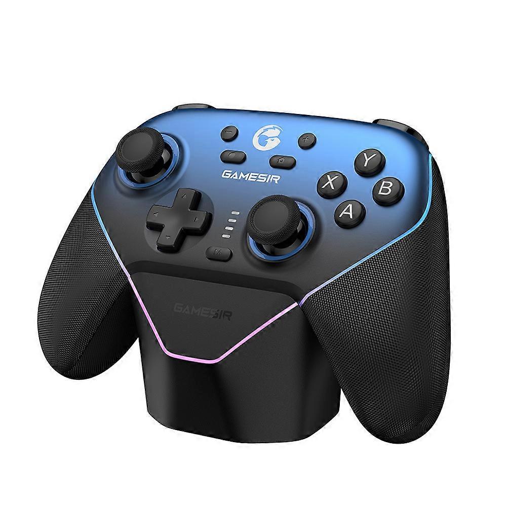 GameSir Super Nova Wireless Gamepad Bluetooth Controller with Charging Dock for Nintendo Switch, IPhone, Blue