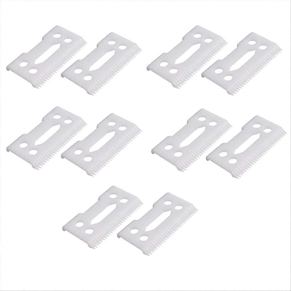  10Pcs 28 Teeth Zirconia Ceramic Clipper Blade for 