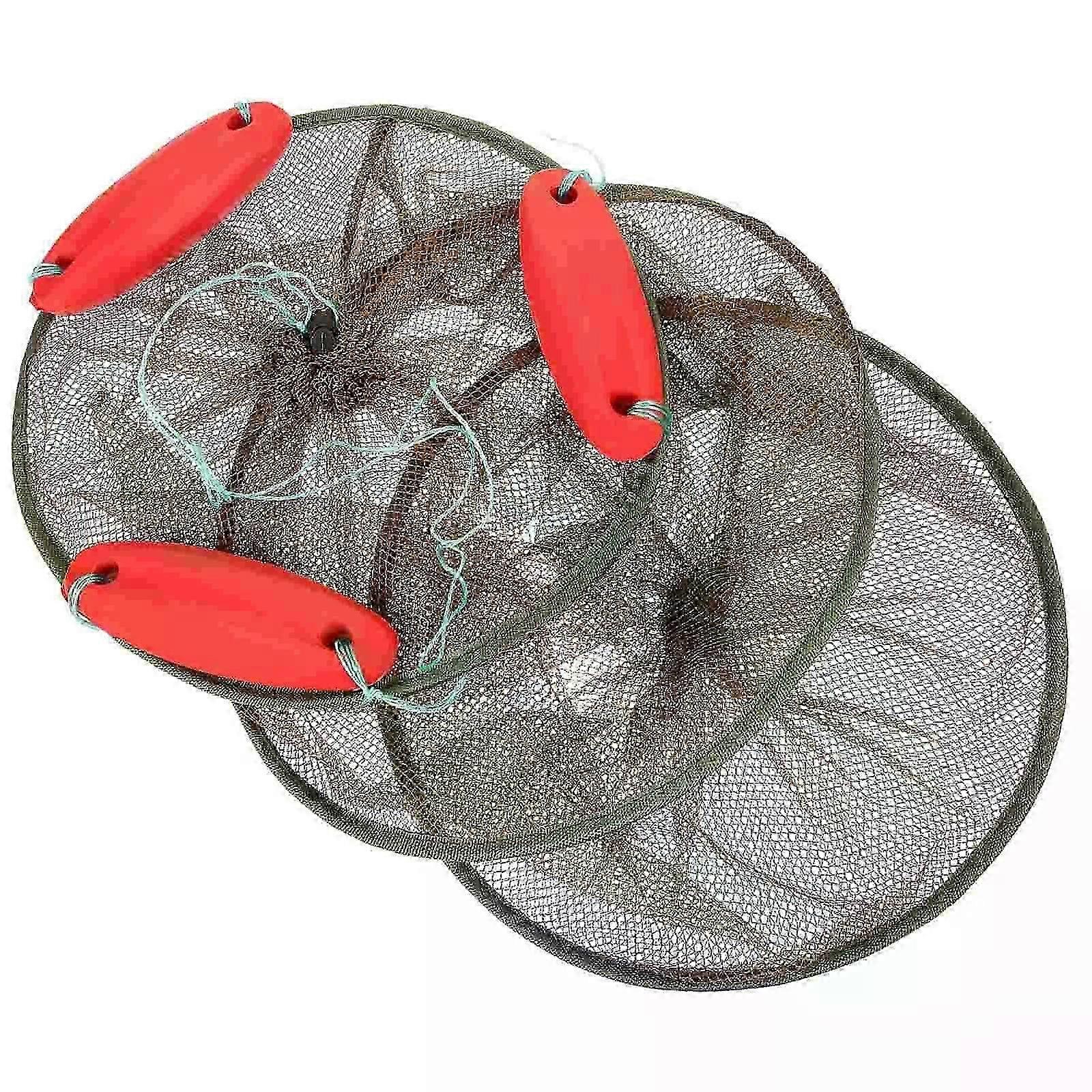 Fishing Basket Diving Foldable Portable Nylon Netting High-capacity Drawstring