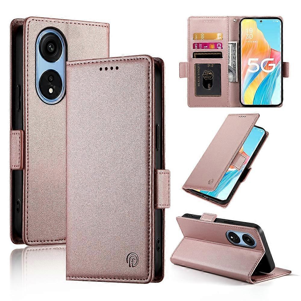 Side Buckle Magnetic Frosted Leather Phone Case