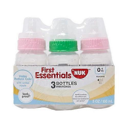 NUK Products Clear View Bottle Slow Flow, 3 Pack / 5 Oz